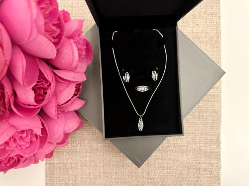 طقم فضه عيار 925