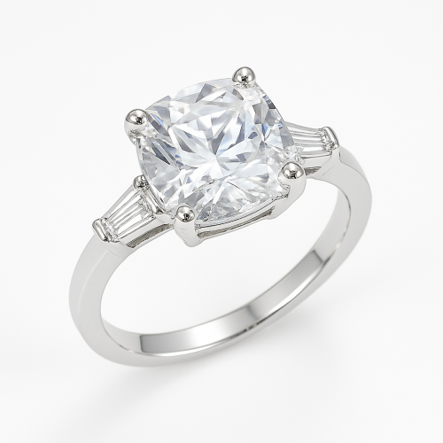 خاتم مربع فضه عيار 925