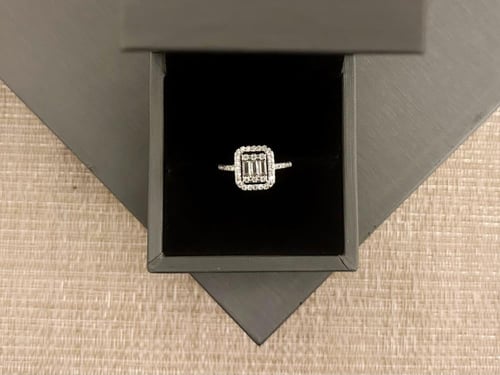 خاتم فضه فري سايز مستطيل