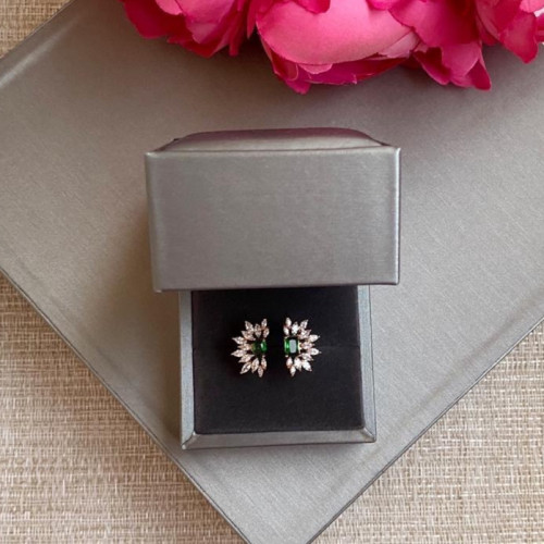 خاتم زيركون نحاسي فري سايز