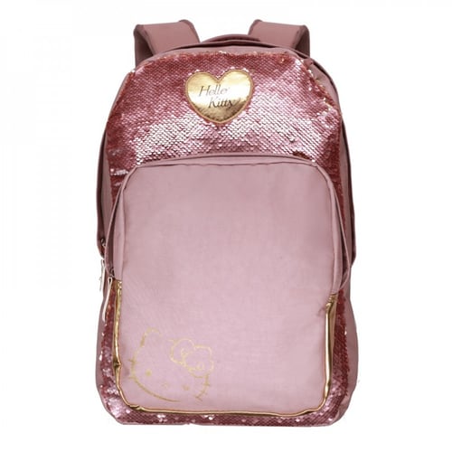 شنطة ظهر 18 انش وردي مع مقلمية - هيلوكيتي Hello Ki...