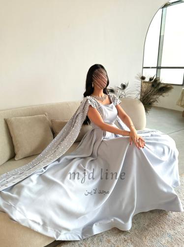 فستان حور تطريز يدوي