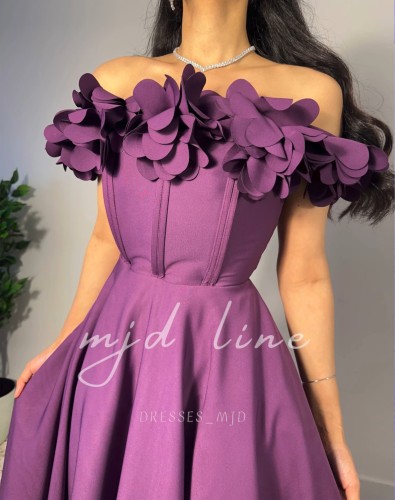 فستان ورود موف اوف شولدر ميدي