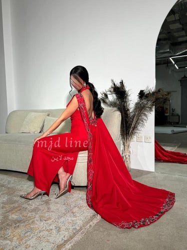 فستان دنيا شك يدوي