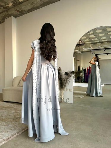 فستان حور تطريز يدوي