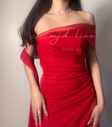 فستان سمر احمر