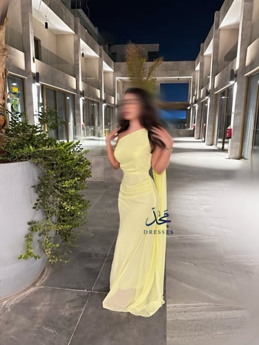 فستان ليموني