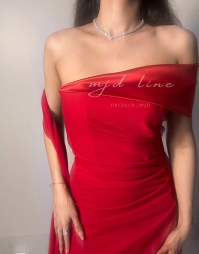 فستان سمر احمر