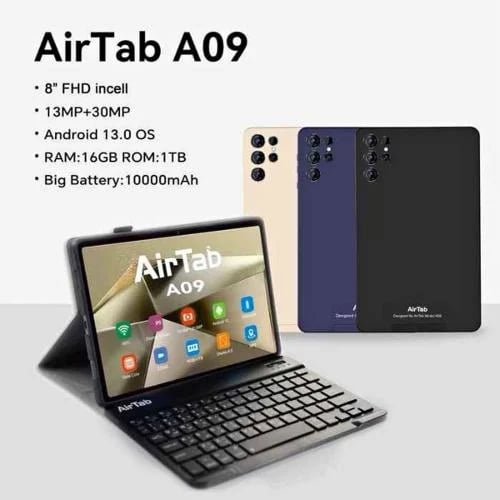 تابلت Air Tap Max (8 inch) (ضمان عام ) بكيبورد بلوتوث + مجموعة هدايا