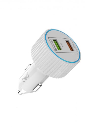 شاحن سيارة مخرجين USB سريع 28 وات