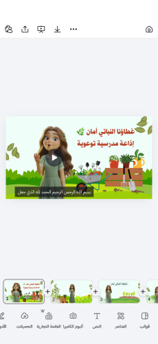 عرض بور بوينت عل كانفا غطاؤنا النباتي امان