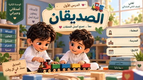 درس الصديقان