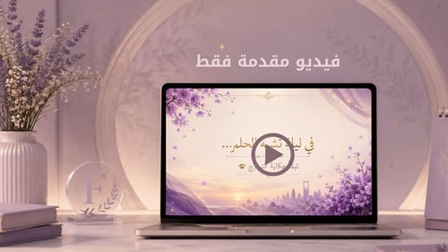 فديو مقدمة ثيم الجاكرندا احترافي بالذكاء