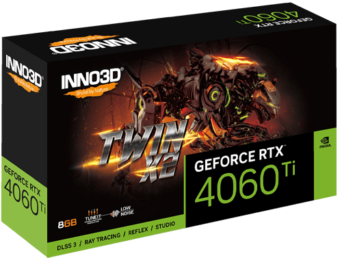 INNO3D GeForce RTX 4060Ti 8GB OC Twin 2X