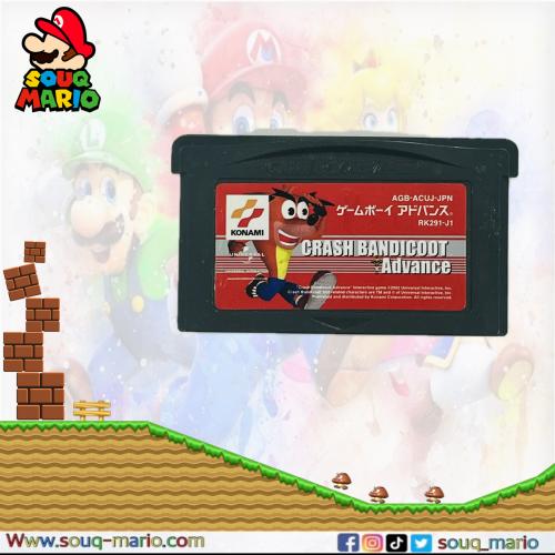 Crash Bandicoot Advance (Japanese) GBA Nintendo Ga...