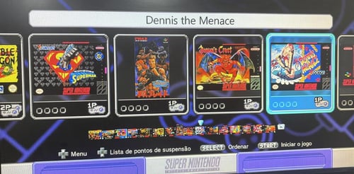 جهاز سوبر نينتندو كلاسيك ميني مهكر اكثر من 330 لعب...