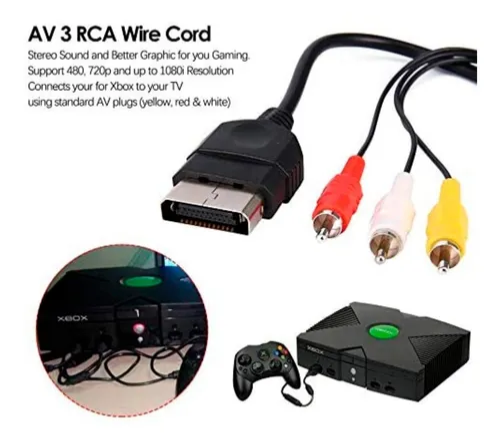 كابل AV لجهاز اكس بوكس اورجينال