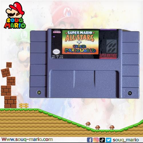 لعبة Super Mario All-Stars + Super Mario World وهو...