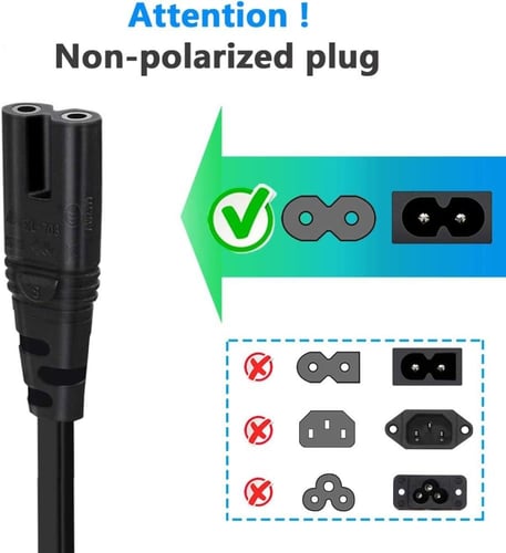 كابل باور ثلاثي لجهاز الألعاب بلايستيشن 2 و 3 و 4