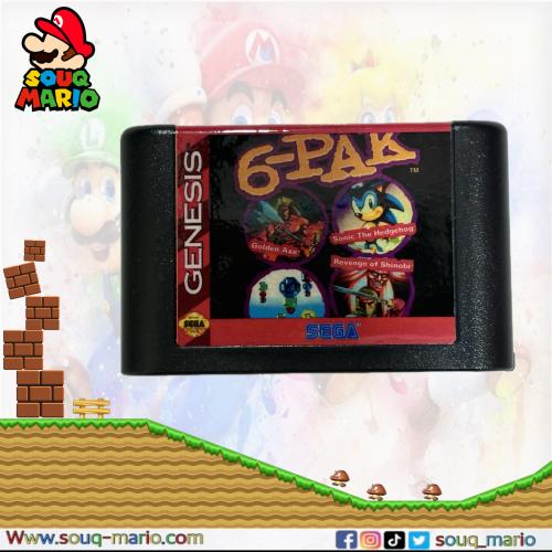 لعبة "6-Pak" لجهاز سيجا جينيسيس (Sega Genesis)