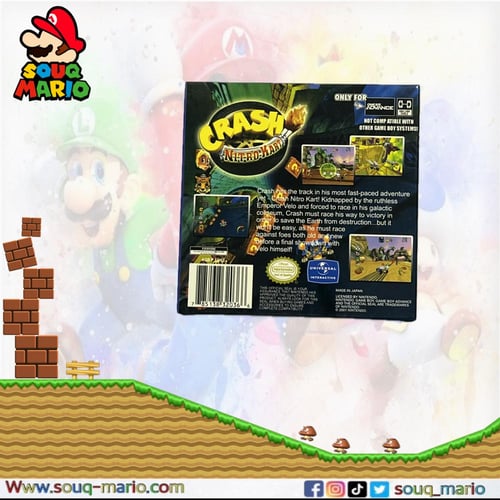 لعبة Crash Bandicoot Purple Nintendo Game Boy Adva...