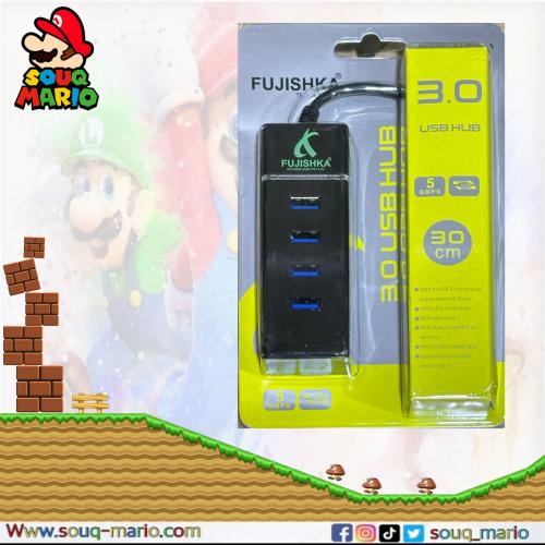 USB 3.0 كابل محول وموزع محمول مزود بعدد 4 منافذ US...