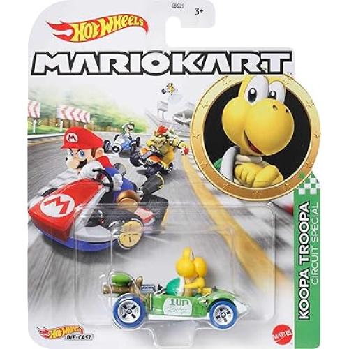 العجلات الساخنة شخصيات Mario Kart و Karts كـ 1:64...