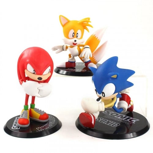 ثلاث مجموعة من أفضل المجسمات من سونيك الحجم 13 ,14...