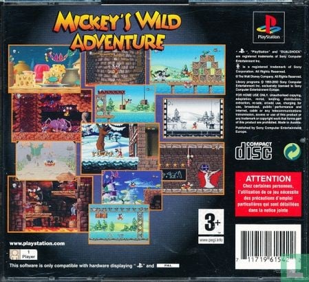 لعبة ميكي ماوس PS1 - Mickey's Wild Adventure