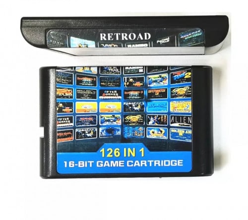 شريط جهاز سيجا يحتوي على 126 لعبه غير مكرر