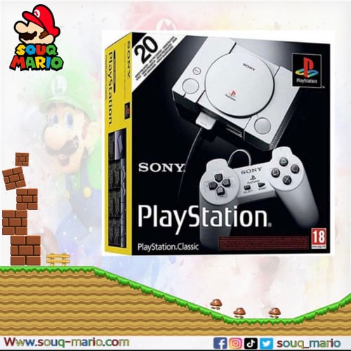 جهاز بلايستيشن ون كلاسك جديد الكرتون الاصفر