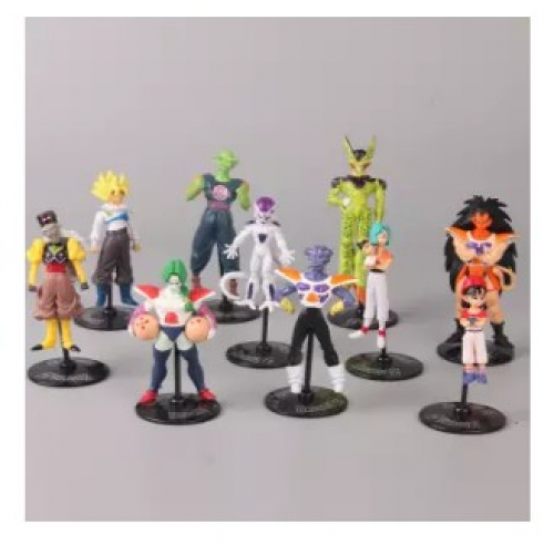 مجموعه من شخصيات دراغون بول 10 قطع 10 سم