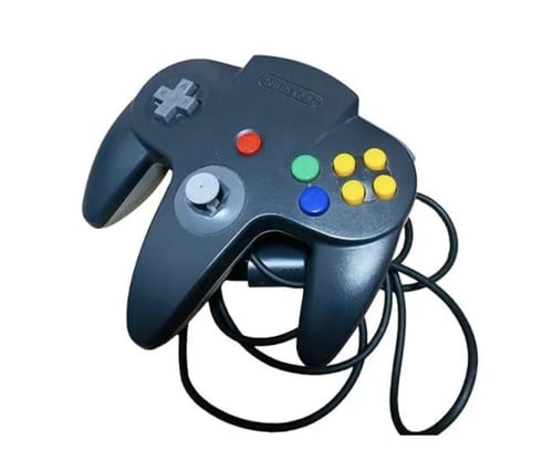 لعبة و يد تحكم Nintendo Mario Kart 64 con controll...