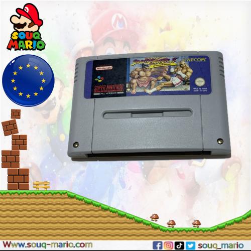 لعبة لجهاز سوبر نينتندو الاروبي Street Fighter II...