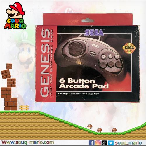 وحدة تحكم ألعاب سيجا جينيسيس (Sega Genesis) 6 أزرا...