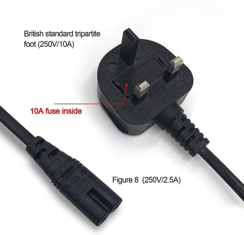 كابل باور ثلاثي لجهاز الألعاب بلايستيشن 2 و 3 و 4