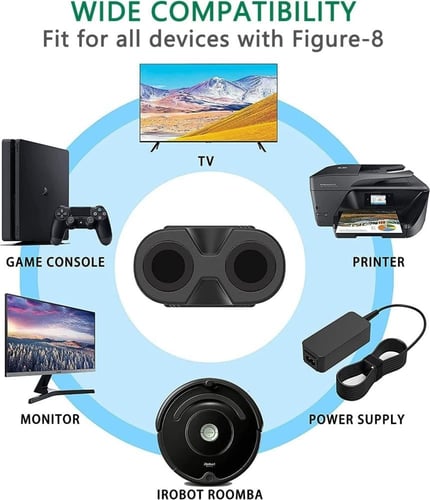 كابل باور ثلاثي لجهاز الألعاب بلايستيشن 2 و 3 و 4