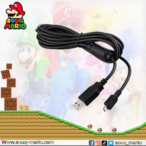 كابل شاحن USB لوحدة تحكم PS4