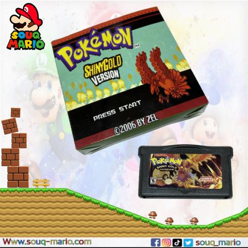 لعبة (Pokémon Shiny Gold Version) لجهاز جيم بوي أد...