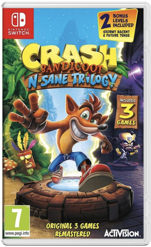 لعبة الفيديو Crash Bandicoot N. Sane Trilogy (إصدا...