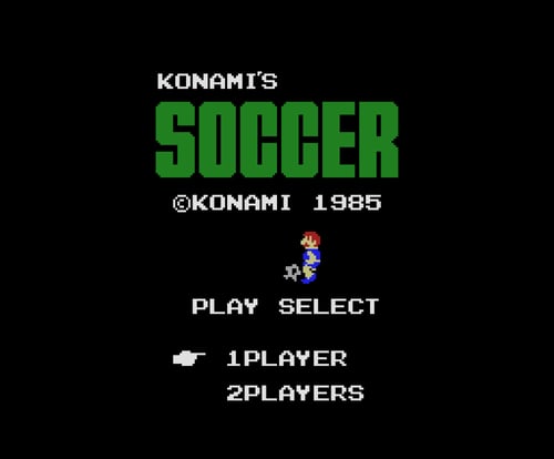 شريط صخر لعبة Konami's Soccer
