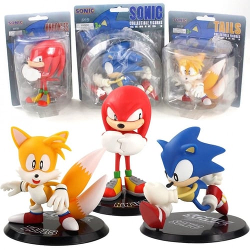 ثلاث مجموعة من أفضل المجسمات من سونيك الحجم 13 ,14...
