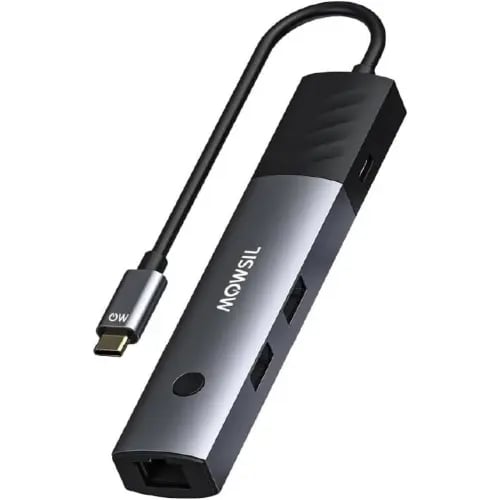 موزع ديسبلاي يو إس بي من النوع سي, 6 في 1, مع منفذ...