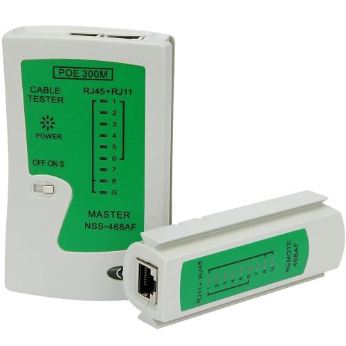 TESTER CABLE 2IN1 فاحص او تستر شبكة وتلفون RJ11/RJ...