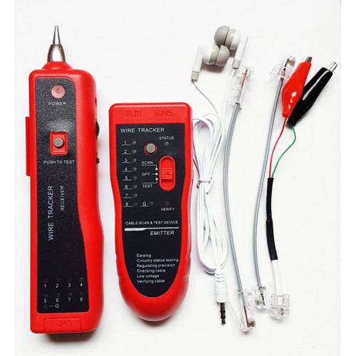 CABLE TRACKER RJ11/RJ45 TM-9 فاحص او تستر شبكة وتل...