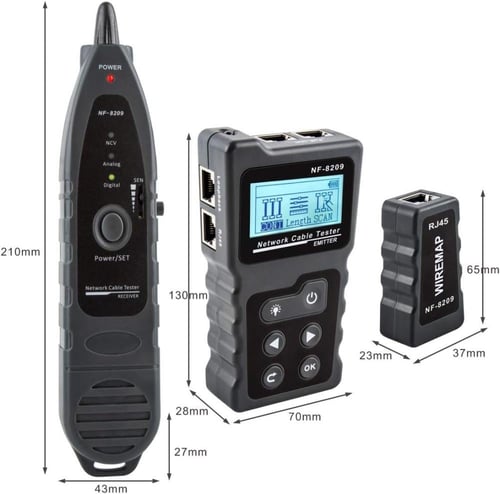 نيوافا ان اف-8209 اختبار كيبلات الشبكة المتطورة مت...