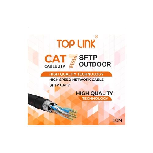كيبل شبكة توب لنك كات سفن 10متر CABEL TOPLINK CAT7...
