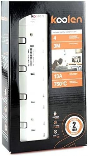 توصيله كهرباء كولين الاصليه 3 متر 4 منافذ