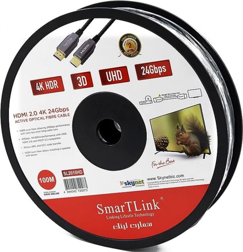 كيبل اتش دي الاصلي اكتيف مصنوع من الالياف فايبر 50...