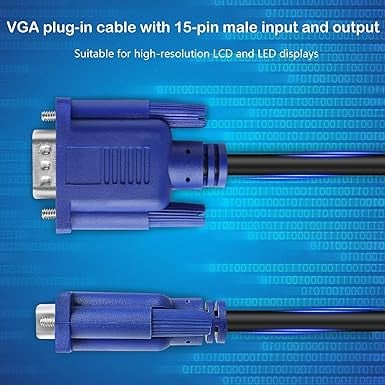كيبل شاشة VGA الى VGA بطول 3 متر
